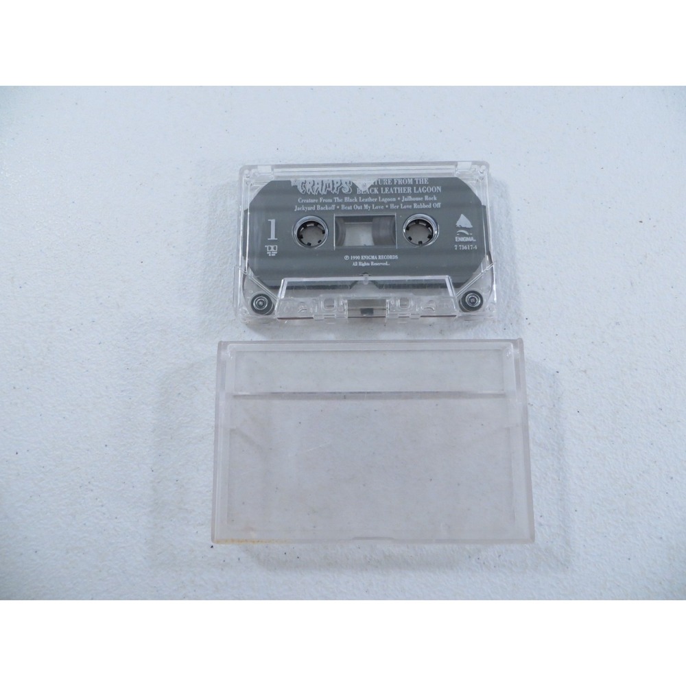 Creature‎ From The Black Leather Lagoon By The Cramps Cassette 1990 Enigma